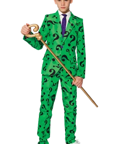 World Book Day Kids Suitmeister Riddler Costume