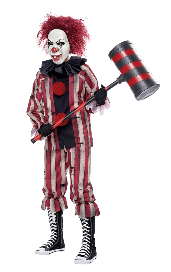 California Costumes Kids Nightmare Clown Costume