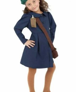 Smiffys Child World War II Evacuee Girl Costume All Girls Costumes