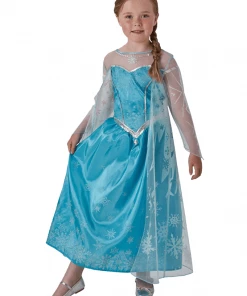 Rubies Childrens Deluxe Disney Frozen Elsa Costume All Girls Costumes