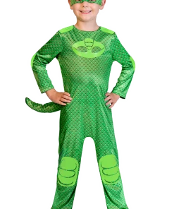 Amscan Kids PJ Facepieces Gekko Costume World Book Day