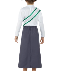 Smiffys All Girls Costumes Kids Victorian Suffragette Costume