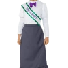 Smiffys All Girls Costumes Kids Victorian Suffragette Costume