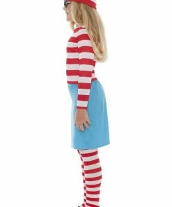 Smiffys All Girls Costumes Child Where's Wally Girl Costume
