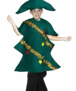 Smiffys All Girls Costumes Child Christmas Tree Costume