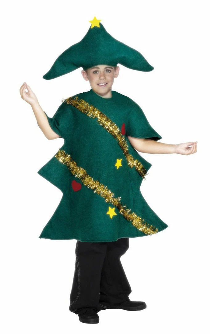 Smiffys All Girls Costumes Child Christmas Tree Costume