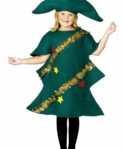 Smiffys All Girls Costumes Child Christmas Tree Costume