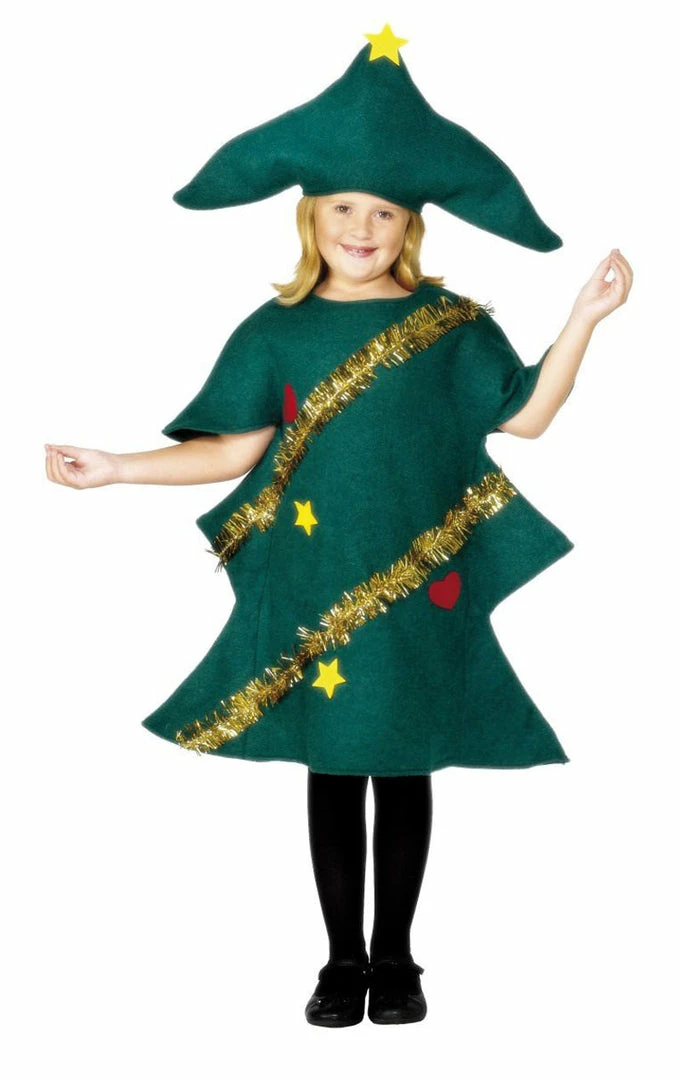 Smiffys All Girls Costumes Child Christmas Tree Costume
