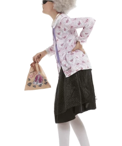 Smiffys Kids Gangsta Granny Costume All Girls Costumes