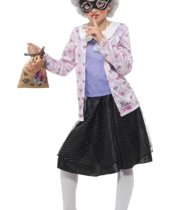 Smiffys Kids Gangsta Granny Costume All Girls Costumes