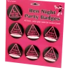 Alandra Hen Party Badges - Set Of 7