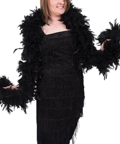 Generic Black Feather Boa