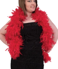Generic Red Feather Boa Hen Party
