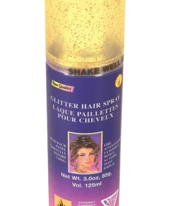 Rubies Gold Glitter Hair Spray Accessories