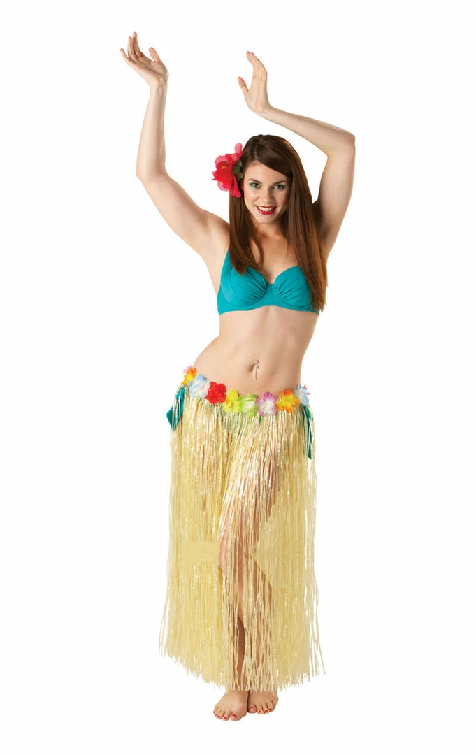 Rubies All Womens Costumes Long Hawaiian Grass Skirt