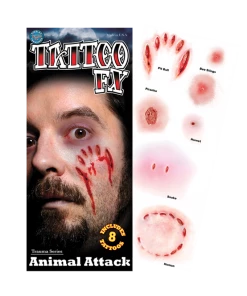 Tinsley Transfers Animal Attack Gorywood Temporary Tattoos