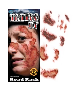 Tinsley Transfers Accessories Road Rash Temporary Tattoos Accessory