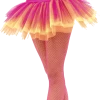 Smiffys Adult Neon Multicoloured TuTu Adults