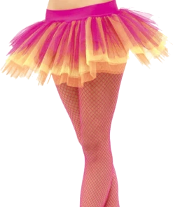Smiffys Adult Neon Multicoloured TuTu Adults