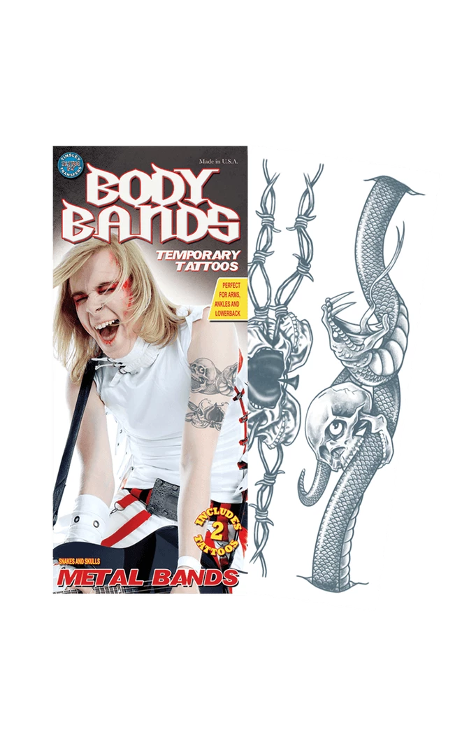 Tinsley Transfers Snake Body Band Tattoo Accessories