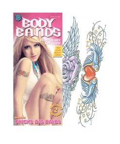 Tinsley Transfers Accessories Swallows Body Band Temp Tattoo
