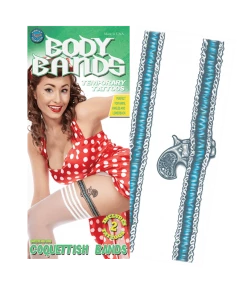 Tinsley Transfers Garter Body Band Temp Tattoo