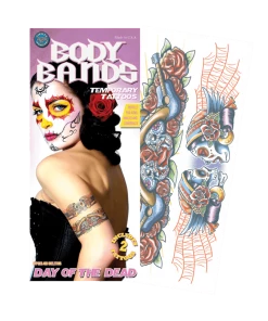Tinsley Transfers Accessories Gypsy Skull Body Band Temp Tattoo