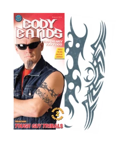 Tinsley Transfers Accessories Tough Man Body Band Temp Tattoo