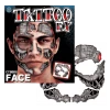 Tinsley Transfers Cyborg Face Temp Tattoo