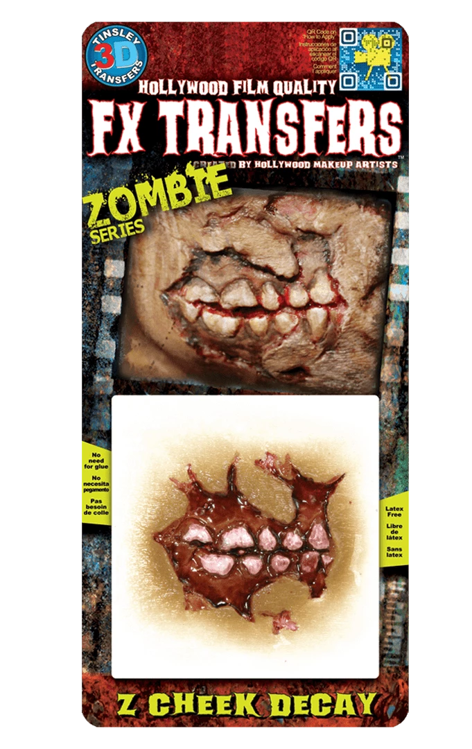 Tinsley Transfers Zombie Cheek Decay FX Transfer Accessories