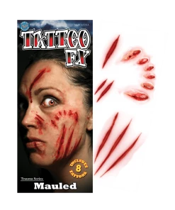 Tinsley Transfers Accessories Mauled Trauma Tattoo