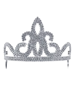 Bristol Novelty Silver Tiara Accessory Accessories