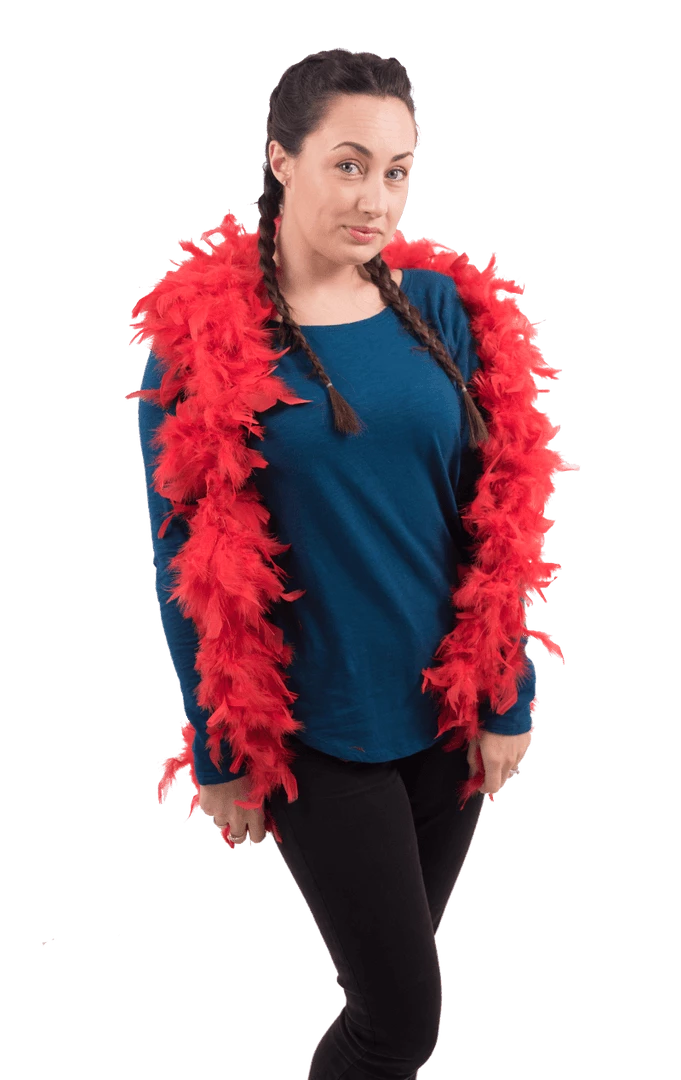 Bristol Novelty Red Feather Boa