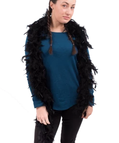 Bristol Novelty 1920s Black Feather Boa