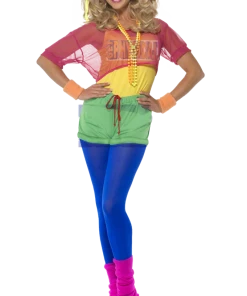 Smiffys Adults 80s Let's Get Physical Costume