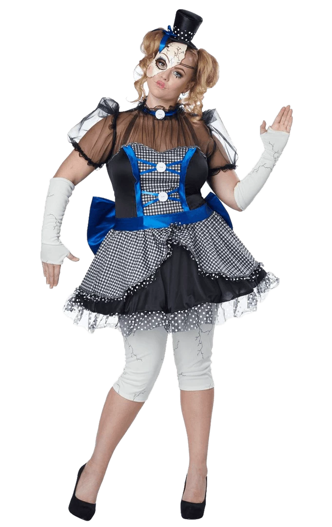 California Costumes Twisted Doll Plus Size Costume All Womens Costumes