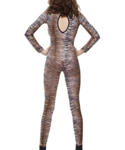 Smiffys Tiger Bodysuit Adults