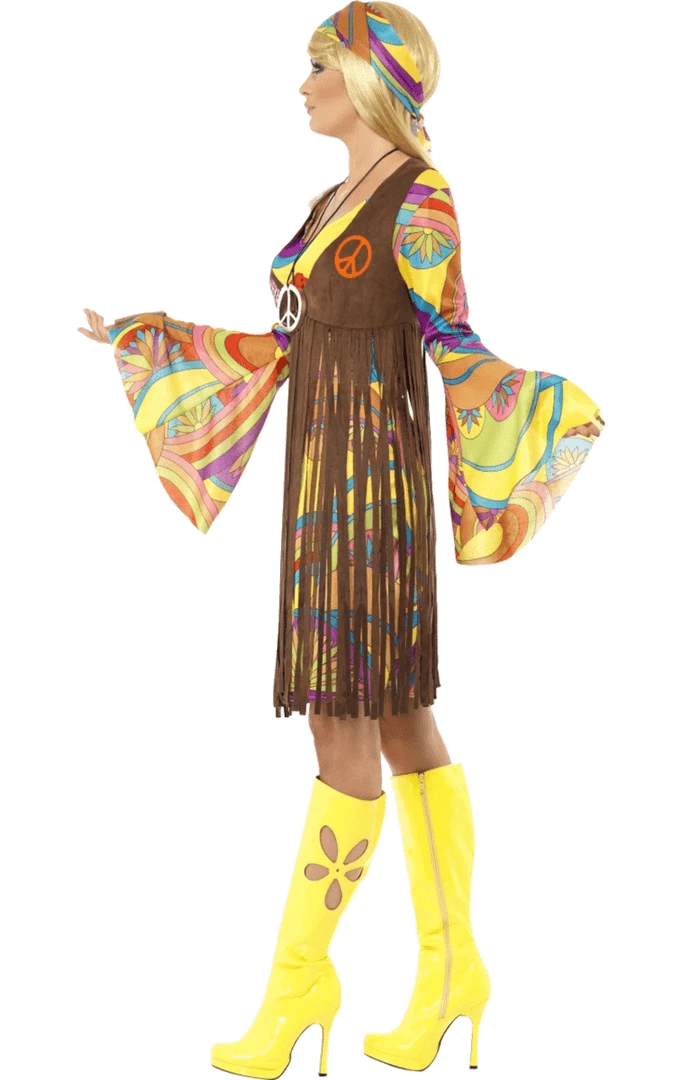 Smiffys 1960s Groovy Lady Costume All Womens Costumes