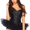 Leg Avenue Sequin Corset All Womens Costumes