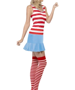 Smiffys All Womens Costumes Ladies Where's Wally Costume