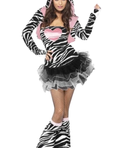 Smiffys Fever Zebra Costume All Womens Costumes