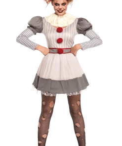 Leg Avenue All Womens Costumes Ladies Creepy Clown Costume