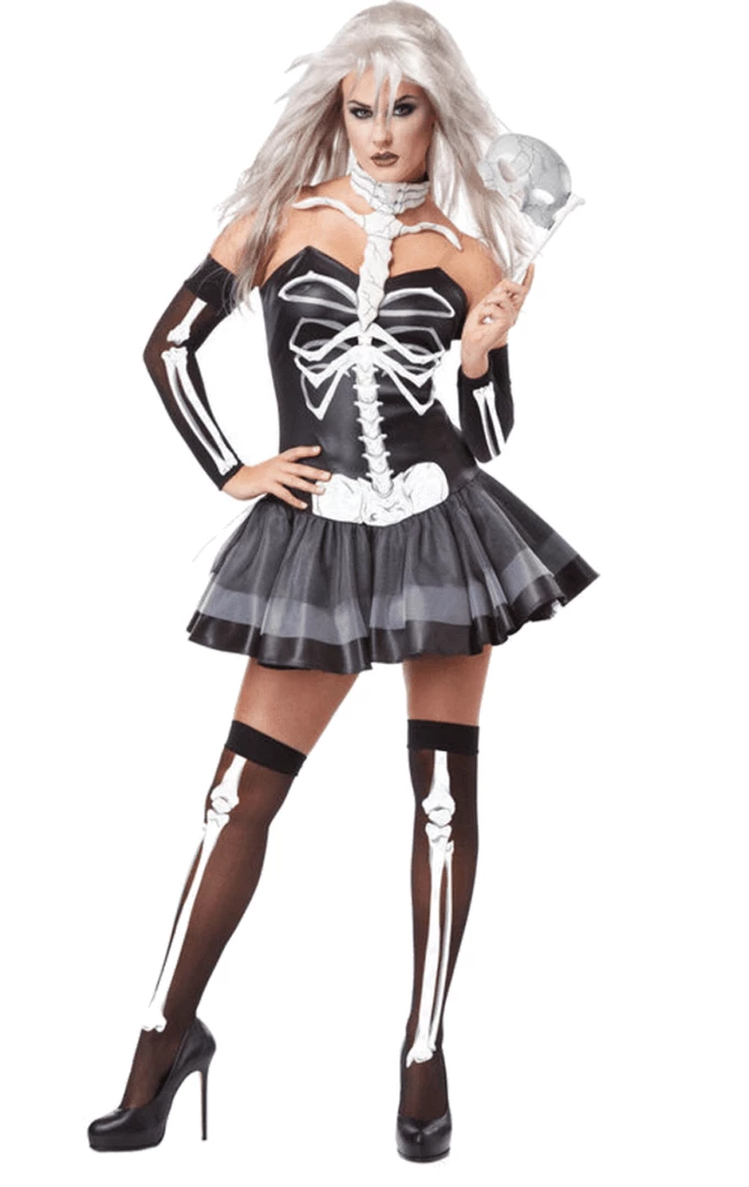 California Costumes All Womens Costumes Skeleton Masquerade Costume