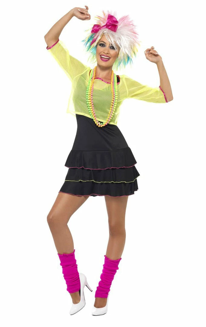 Smiffys 80s Girl Costume All Womens Costumes