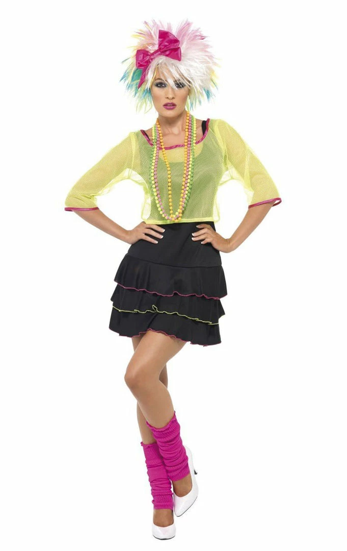 Smiffys 80s Girl Costume All Womens Costumes
