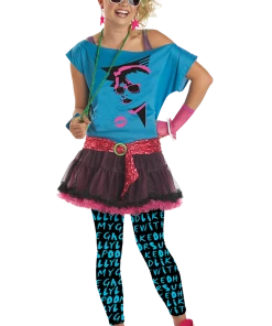 California Costumes 80s Valley Girl Teen Costume