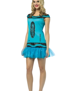 Rasta Imposta Crayola Steel Blue Glitter All Womens Costumes