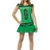 Rasta Imposta Crayola Emerald Glitter Dress