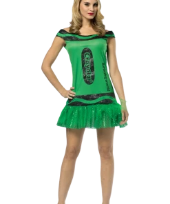 Rasta Imposta Crayola Emerald Glitter Dress