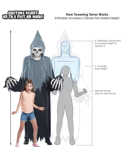 California Costumes All Mens Costumes Towering Reaper Costume